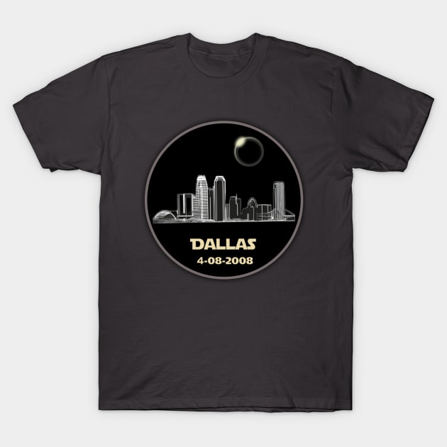 Dallas Solar Eclipse 2024 T-Shirt by Ready to Be Mooned